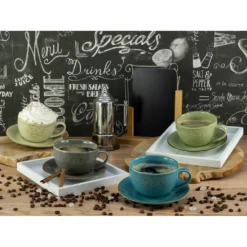 CreaTable Cappuccinotasse »Kaffeetasse NATURE COLLECTION«, (Set, 8 Tlg.), Tassen Set, Naturfarben Mit Sprenkel, 4 Tassen, 4 Untertassen 4 CreaTable Cappuccinotasse »Kaffeetasse NATURE COLLECTION«, (Set, 8 Tlg.), Tassen Set, Naturfarben Mit Sprenkel, 4 Tassen, 4 Untertassen -Erstellbar Geschäft c8b78bb361e9702b7aa1dc84a7915f46