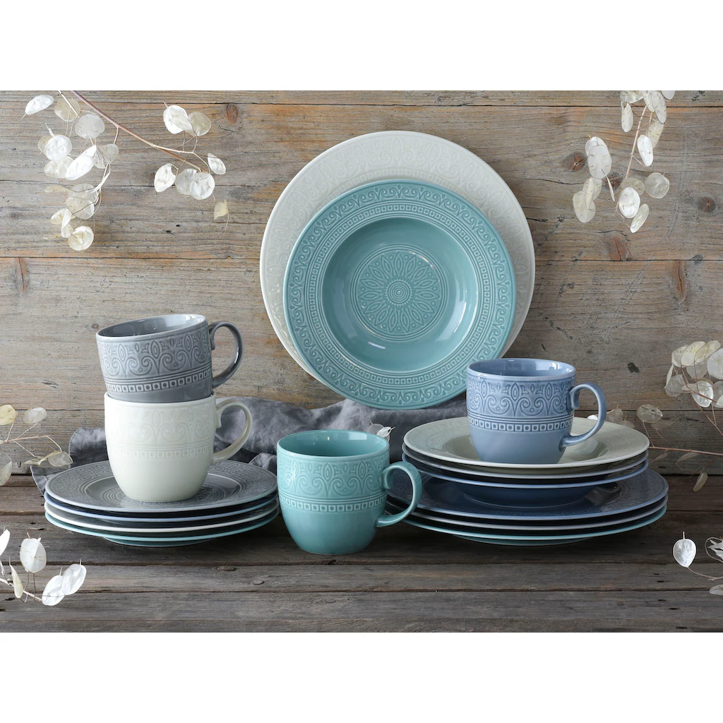 CreaTable Kombiservice »Classico colors«, (Set, 16 tlg., Kaffeeservice und Tafelservice im Set, für 4 Personen), Service, neue Fahnenform mit ausdrucksstarkem Relief, Made in Europe CreaTable Kombiservice »Classico Colors«, (Set, 16 Tlg., Kaffeeservice Und Tafelservice Im Set, Für 4 Personen), Service, Neue Fahnenform Mit Ausdrucksstarkem Relief, Made In Europe -Erstellbar Geschäft cd0bfe89d79707af38c9f33622fbeaa4