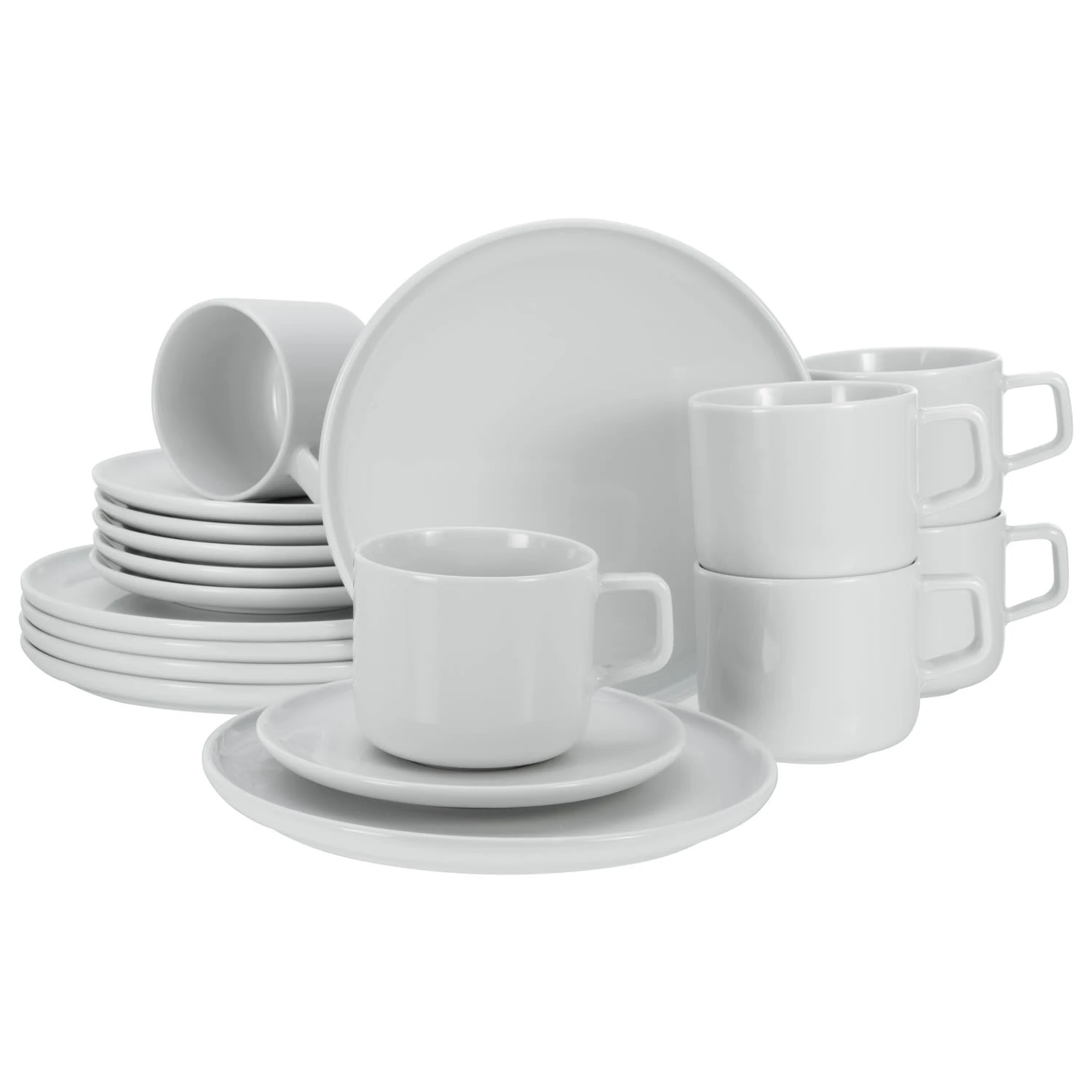 CreaTable Chef Collection Kaffeeservice 18 teilig in Weiß CreaTable Chef Collection Kaffeeservice 18 Teilig In Weiß -Erstellbar Geschäft creatable creatable chef collection kaffeeservice 18 teilig in weiss