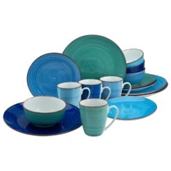 CreaTable Copacabana Kombiservice 16 Teilig In Mehrfarbig