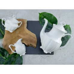 CreaTable Maria Theresia Kaffeegarnitur 3 Teilig In Weiss -Erstellbar Geschäft creatable creatable maria theresia kaffeegarnitur 3 teilig in weiss 2