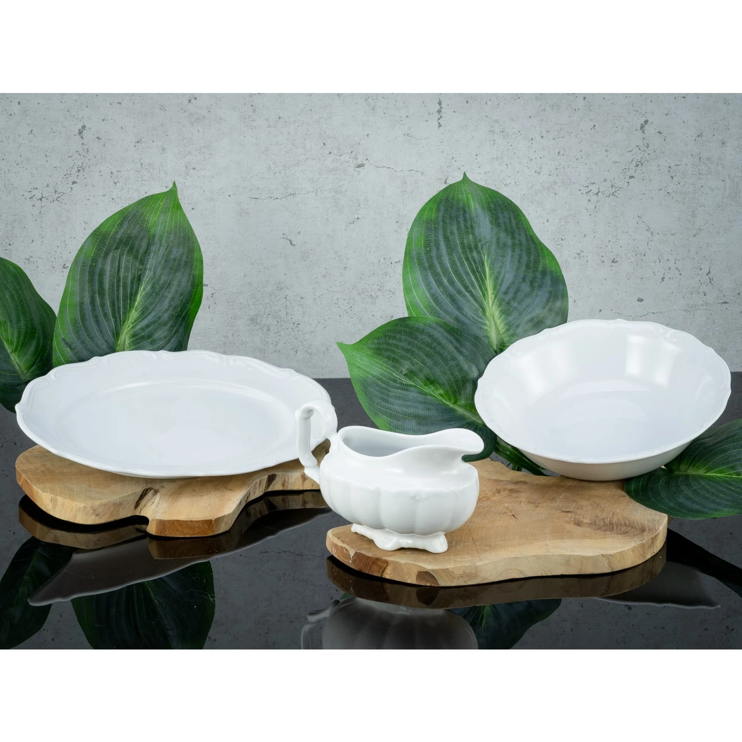 CreaTable Maria Theresia Servierset 3 teilig in Weiß CreaTable Maria Theresia Servierset 3 Teilig In Weiß -Erstellbar Geschäft creatable creatable maria theresia servierset 3 teilig in weiss 1