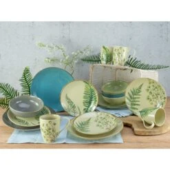 CreaTable Nature Collection BOTANICA Kombiservice 16 Teilig In Mehrfarbig -Erstellbar Geschäft creatable creatable nature collection botanica kombiservice 16 teilig in mehrfarbig 4