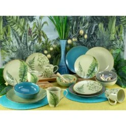 CreaTable Nature Collection BOTANICA Kombiservice 16 Teilig In Mehrfarbig -Erstellbar Geschäft creatable creatable nature collection botanica kombiservice 16 teilig in mehrfarbig 5