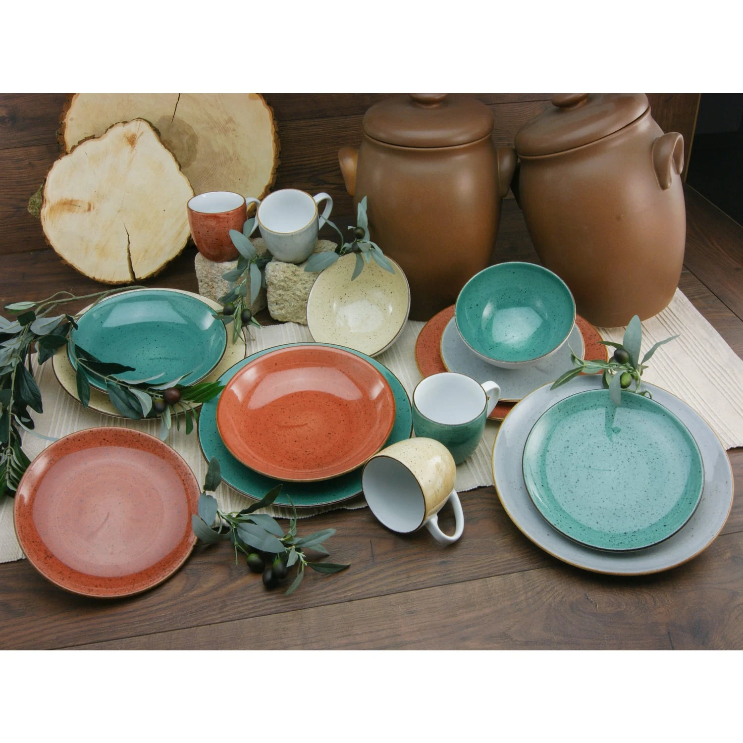 CreaTable Vintage Nature VERONA Kombiservice 16 teilig in mehrfarbig CreaTable Vintage Nature VERONA Kombiservice 16 Teilig In Mehrfarbig -Erstellbar Geschäft creatable creatable vintage nature verona kombiservice 16 teilig in mehrfarbig 1