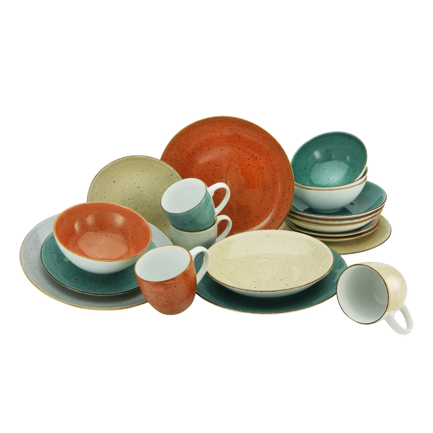 CreaTable Vintage Nature VERONA Kombiservice 16 teilig in mehrfarbig CreaTable Vintage Nature VERONA Kombiservice 16 Teilig In Mehrfarbig -Erstellbar Geschäft creatable creatable vintage nature verona kombiservice 16 teilig in mehrfarbig