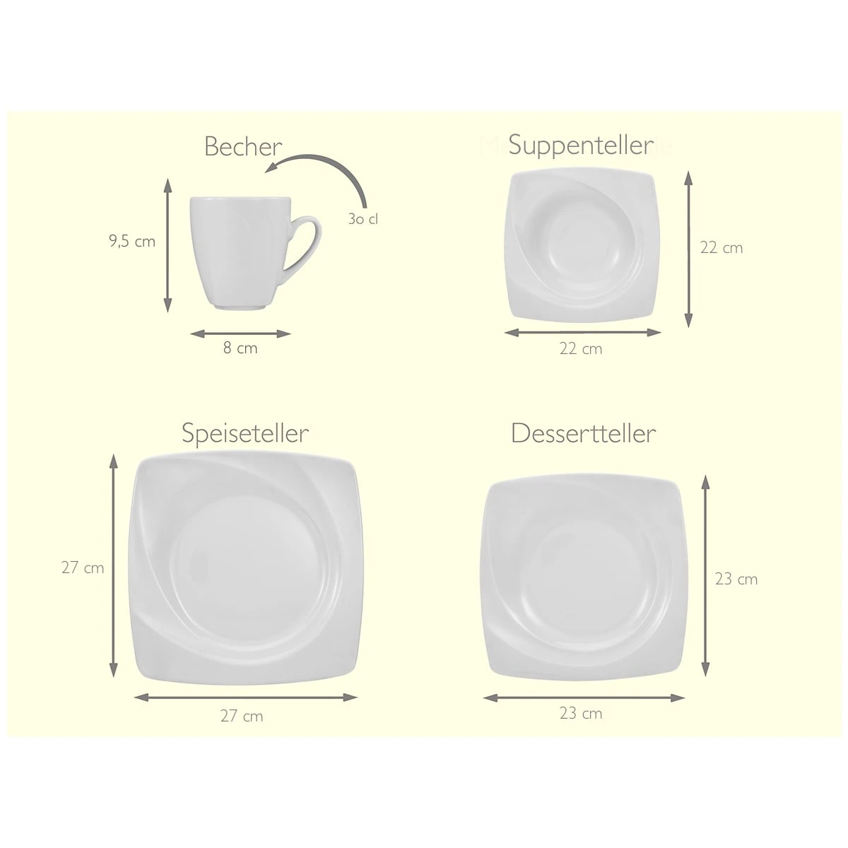 Kombiservice Celebration 16 teilig in Weiß Kombiservice Celebration 16 Teilig In Weiß -Erstellbar Geschäft creatable kombiservice celebration 16 teilig in weiss 2