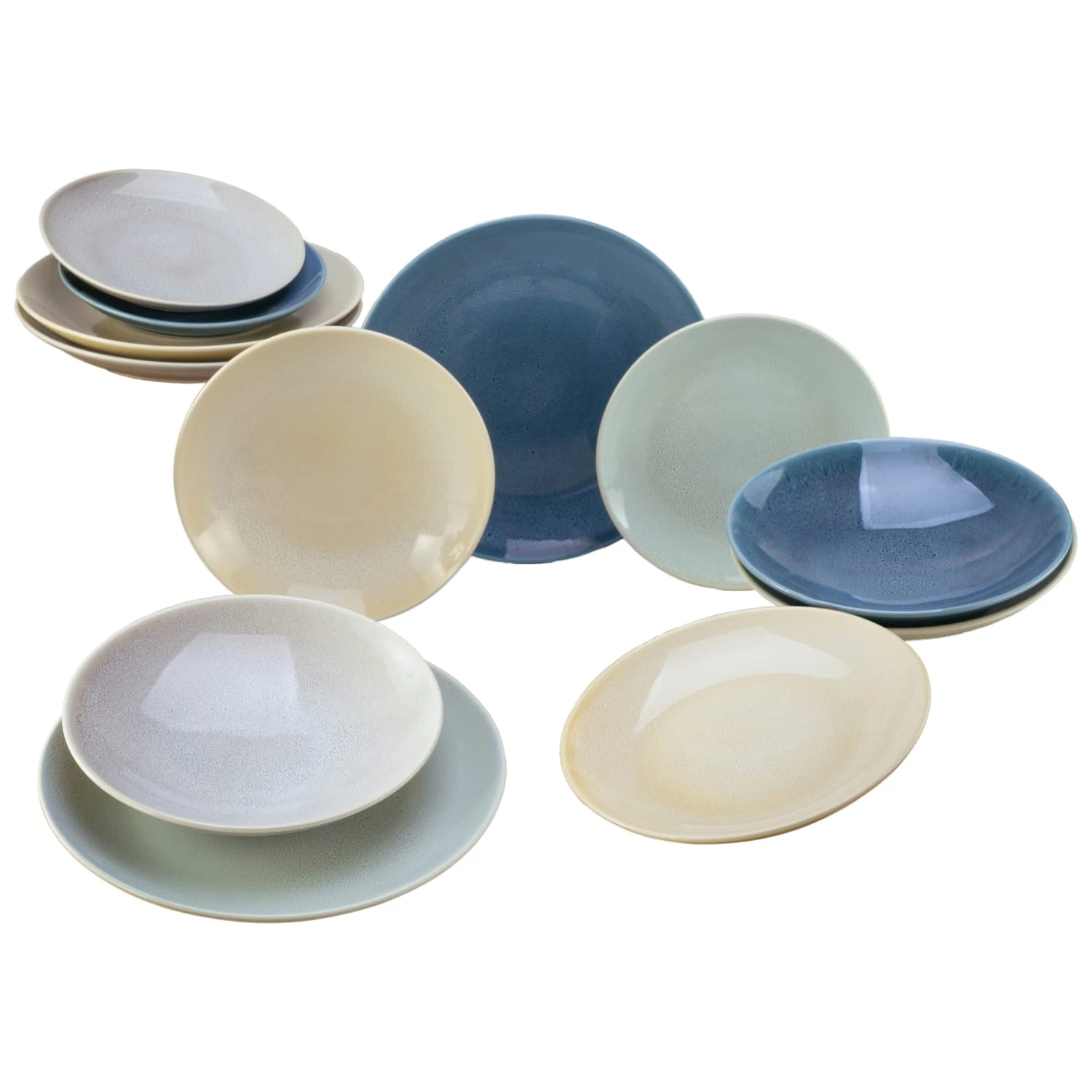 Teller Reactive Nordic Set 12 teilig in Mehrfarbig Teller Reactive Nordic Set 12 Teilig In Mehrfarbig -Erstellbar Geschäft creatable teller reactive nordic set 12 teilig in mehrfarbig