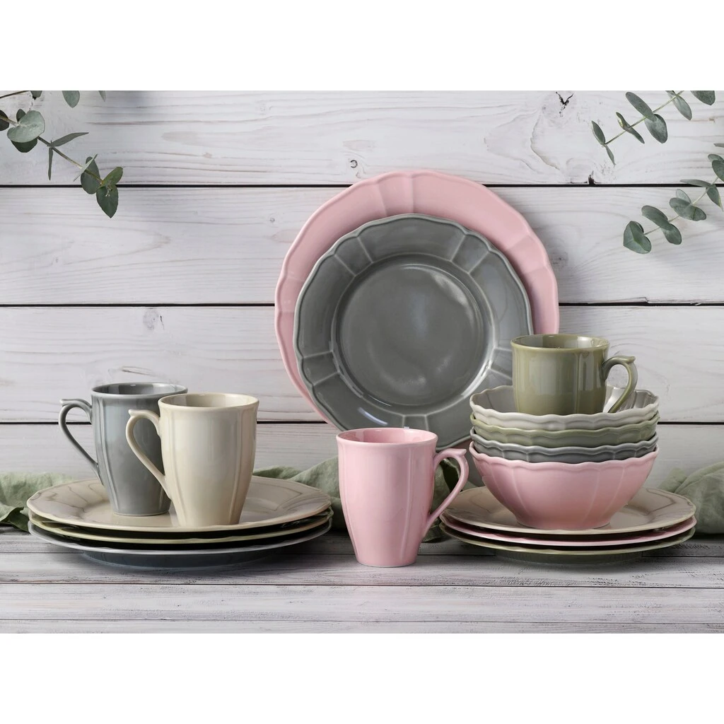 CreaTable Kombiservice »Flora colors«, (Set, 16 tlg., Kaffeeservice und Tafelservice im Set, für 4 Personen), Service, Traditionelle Form im Landhausstil, festoniert und mit Relief CreaTable Kombiservice »Flora Colors«, (Set, 16 Tlg., Kaffeeservice Und Tafelservice Im Set, Für 4 Personen), Service, Traditionelle Form Im Landhausstil, Festoniert Und Mit Relief -Erstellbar Geschäft d03cb48c1bc00d74e98c372b953db016