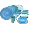 CreaTable Kombiservice »NATURE COLLECTION Aqua«, (Set, 16 Tlg., Kaffeeservice Und Tafelservice Im Set, Für 4 Personen), Service, Trendaktuelle Blau-Töne 2 CreaTable Kombiservice »NATURE COLLECTION Aqua«, (Set, 16 Tlg., Kaffeeservice Und Tafelservice Im Set, Für 4 Personen), Service, Trendaktuelle Blau-Töne -Erstellbar Geschäft d1759550e13062c63f1cc09b62a2ed06