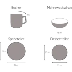 CreaTable Kombiservice »Uno«, (Set, 16 Tlg., Kaffeeservice Und Tafelservice Im Set, Für 4 Personen), Service, Harmonisch Ausbalancierte Form, Made In Europe 5 CreaTable Kombiservice »Uno«, (Set, 16 Tlg., Kaffeeservice Und Tafelservice Im Set, Für 4 Personen), Service, Harmonisch Ausbalancierte Form, Made In Europe -Erstellbar Geschäft d3db6ee7624d2d13cf1655a73befeb67