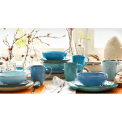CreaTable Kombiservice »NATURE COLLECTION Aqua«, (Set, 16 Tlg., Kaffeeservice Und Tafelservice Im Set, Für 4 Personen), Service, Trendaktuelle Blau-Töne 4 CreaTable Kombiservice »NATURE COLLECTION Aqua«, (Set, 16 Tlg., Kaffeeservice Und Tafelservice Im Set, Für 4 Personen), Service, Trendaktuelle Blau-Töne -Erstellbar Geschäft de510cfcfddafe8370529d4ba86e04c7