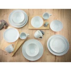 CreaTable Kombiservice »Bistrot«, (Set, 16 Tlg., Kaffeeservice Und Tafelservice Im Set, Für 4 Personen), Service, Weiß, Profi-Qualität, Zeitlos U. Funktionell, Made In Europe -Erstellbar Geschäft e0e421a5d5157998a07a4e4dea615a84