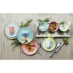 CreaTable Kombiservice »Mediterran«, (Set, 16 Tlg., Kaffeeservice Und Tafelservice Im Set, Für 4 Personen), Service, Spülmaschinengeeignet -Erstellbar Geschäft e361ab75a4e03ca29f41da80ef8e3bcc