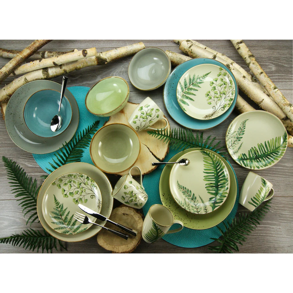 CreaTable Kombiservice »Botanica«, (Set, 16 tlg., Kaffeeservice und Tafelservice im Set, für 4 Personen), Service, Mix aus unifarbenem Dekor in Kombination mit Blattmotiven CreaTable Kombiservice »Botanica«, (Set, 16 Tlg., Kaffeeservice Und Tafelservice Im Set, Für 4 Personen), Service, Mix Aus Unifarbenem Dekor In Kombination Mit Blattmotiven -Erstellbar Geschäft e8cc9a7cf0c72c48ee7ee119f437a557