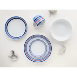 CreaTable Kombiservice »Coast Line«, (Set, 10 Tlg., Kaffeeservice Und Tafelservice Im Set, Für 2 Personen), Service, Mit Bänder-Dekor, Made In Europe -Erstellbar Geschäft ea3c89c9354010174f3d73e34ee6c3f1