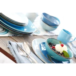 CreaTable Kombiservice »NATURE COLLECTION Aqua«, (Set, 16 Tlg., Kaffeeservice Und Tafelservice Im Set, Für 4 Personen), Service, Trendaktuelle Blau-Töne 7 CreaTable Kombiservice »NATURE COLLECTION Aqua«, (Set, 16 Tlg., Kaffeeservice Und Tafelservice Im Set, Für 4 Personen), Service, Trendaktuelle Blau-Töne -Erstellbar Geschäft ed1f234bf0d263193d738b92cdf696f4