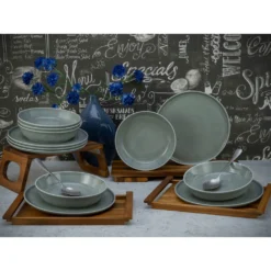 CreaTable Tafelservice »Chef Collection«, (Set, 12 Tlg., Teller Set Für 6 Personen), Geschirr, Teller Set, Suppenteller, Speiseteller, Nordisches Design -Erstellbar Geschäft f2a69069e91ed43b2acddfab112ccba0