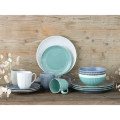 CreaTable Kombiservice »Allegra«, (Set, 16 Tlg., Kaffeeservice Und Tafelservice Im Set, Für 4 Personen), Service, Topaktuelle Coupeform, Nostalgisches Relief, Made In Europe -Erstellbar Geschäft f3f0ad3d02e3bd78ccd3805c8fac5187