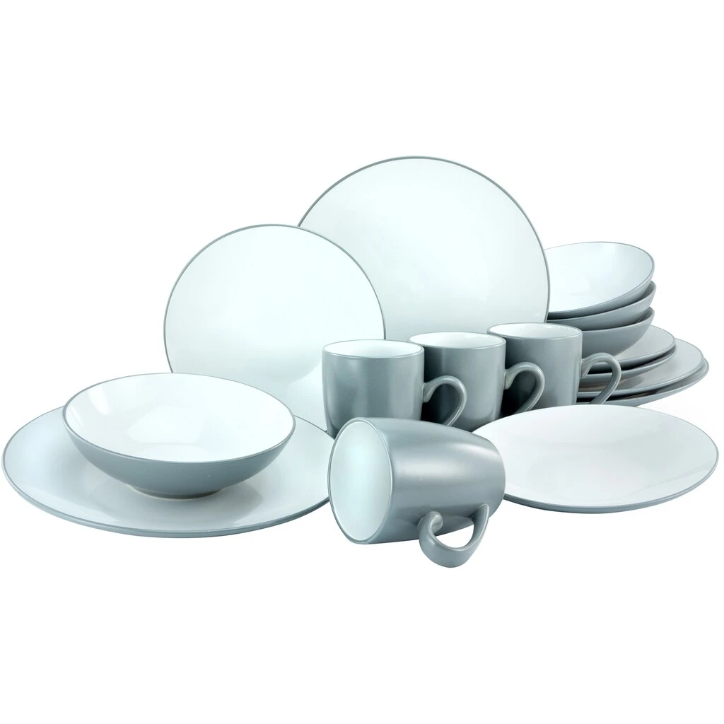 CreaTable Kombiservice »Cool Grey«, (Set, 16 tlg., Kaffeeservice und Tafelservice im Set, für 4 Personen), Service, einzigartige Optik CreaTable Kombiservice »Cool Grey«, (Set, 16 Tlg., Kaffeeservice Und Tafelservice Im Set, Für 4 Personen), Service, Einzigartige Optik -Erstellbar Geschäft f9639c8e91c56c615c9532f245360978