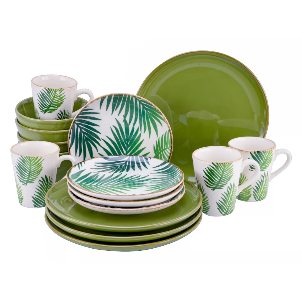 CreaTable Kombiservice »Ibiza«, (Set, 16 tlg., Kaffeeservice und Tafelservice im Set, für 4 Personen), Service, mit tropischem Dekor, Made in Europe CreaTable Kombiservice »Ibiza«, (Set, 16 Tlg., Kaffeeservice Und Tafelservice Im Set, Für 4 Personen), Service, Mit Tropischem Dekor, Made In Europe -Erstellbar Geschäft fe9069bbdf071e59abf06dc2a3e28815